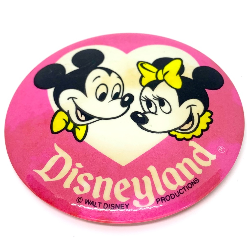 Vintage Disneyland Mickey and Minnie Mouse Pin